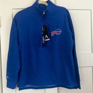 Buffalo Bills 3/4 zip. NWT